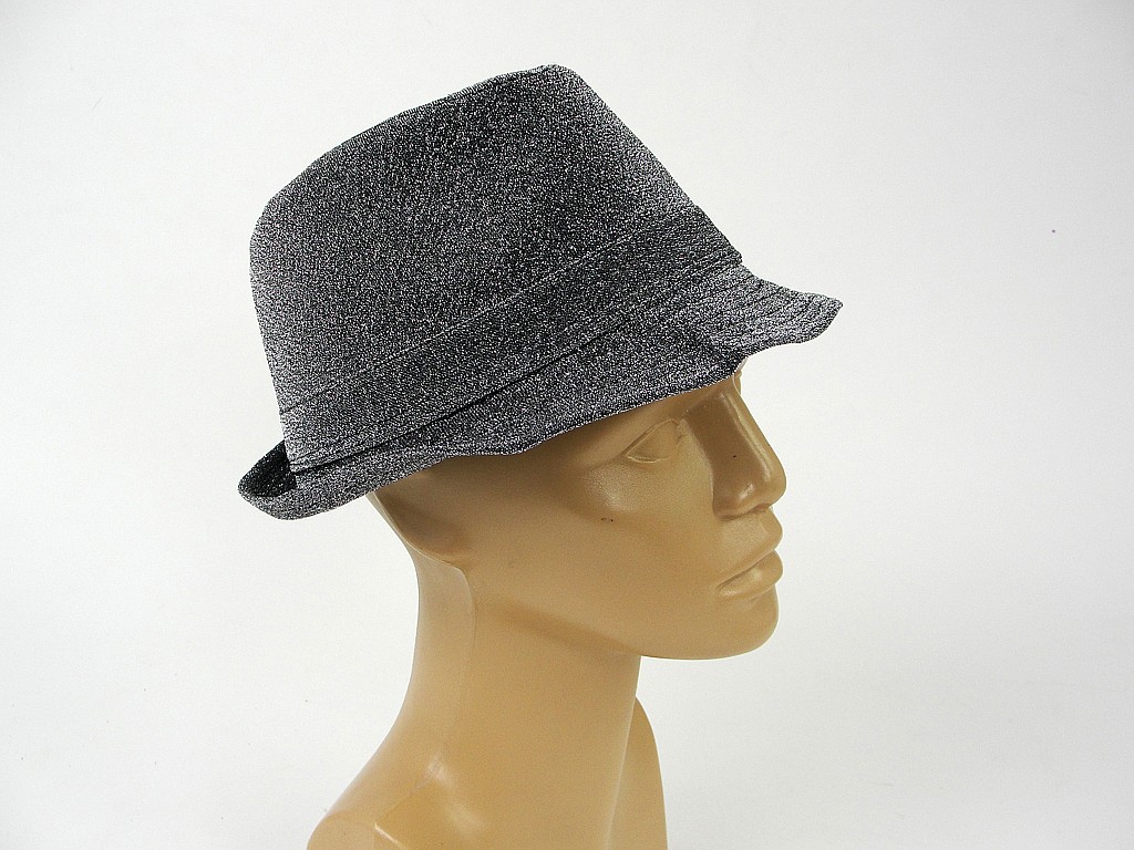 KAPELUSZ AKSAMITNY FEDORA ; MIX KOLORÓW; wym. 28x23x12cm ; PPB ; 360 ; EAN: 