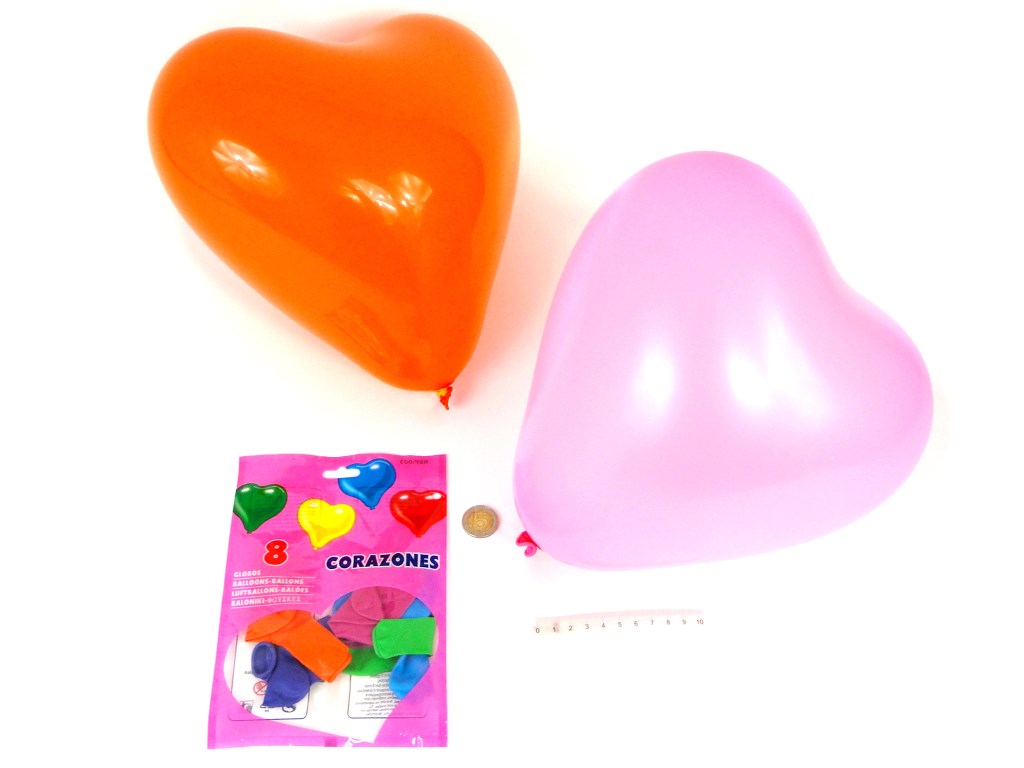 BALONY SERCA 8szt. ; wym. 30x27x20cm; PPB ; 12;600 ;