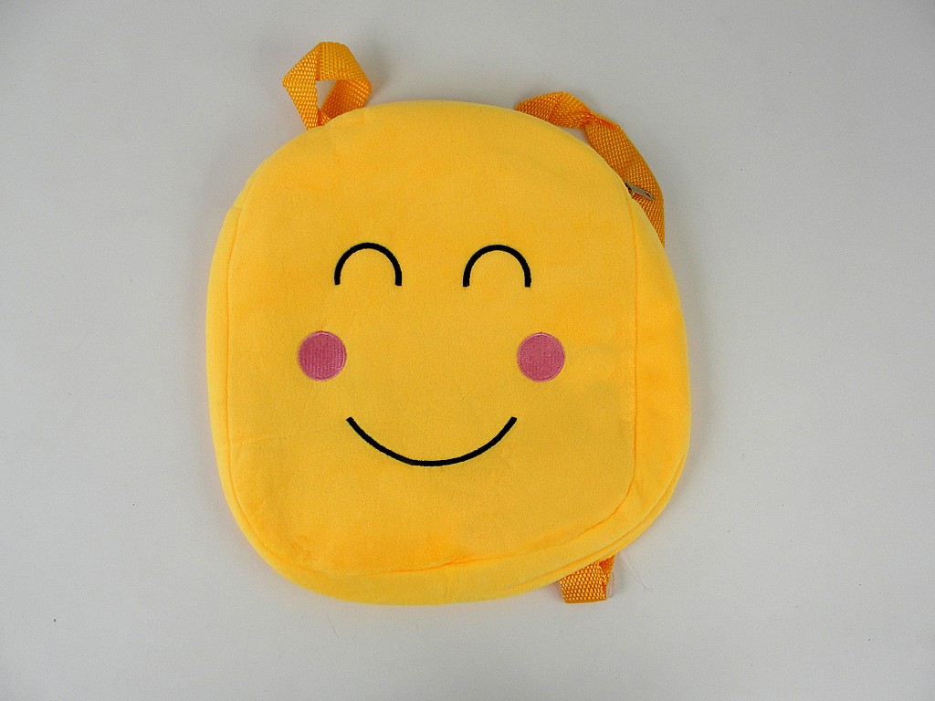 Plecak EMOTIKON pluszowy; wym.24x26x6 cm PPB ; 10/200 ; EAN: 