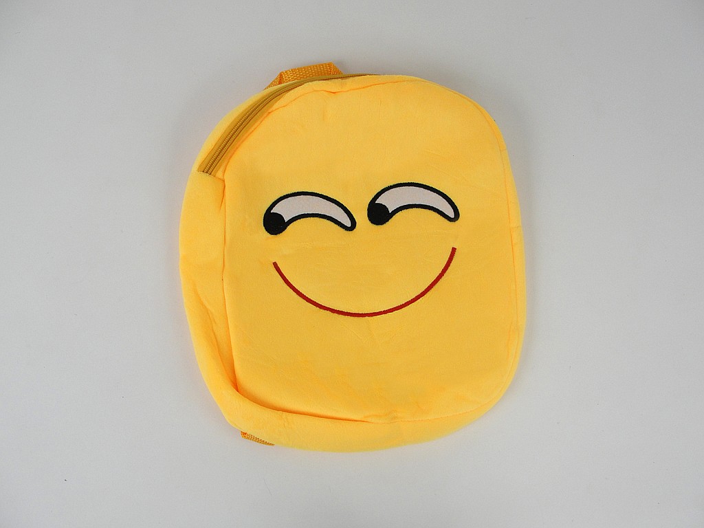 Plecak EMOTIKON pluszowy; wym.24x26x6 cm PPB ; 10/200 ; EAN: 