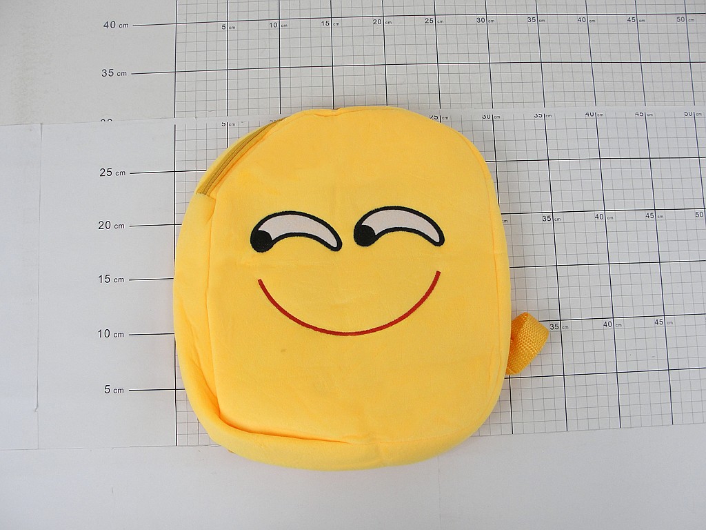 Plecak EMOTIKON pluszowy; wym.24x26x6 cm PPB ; 10/200 ; EAN: 