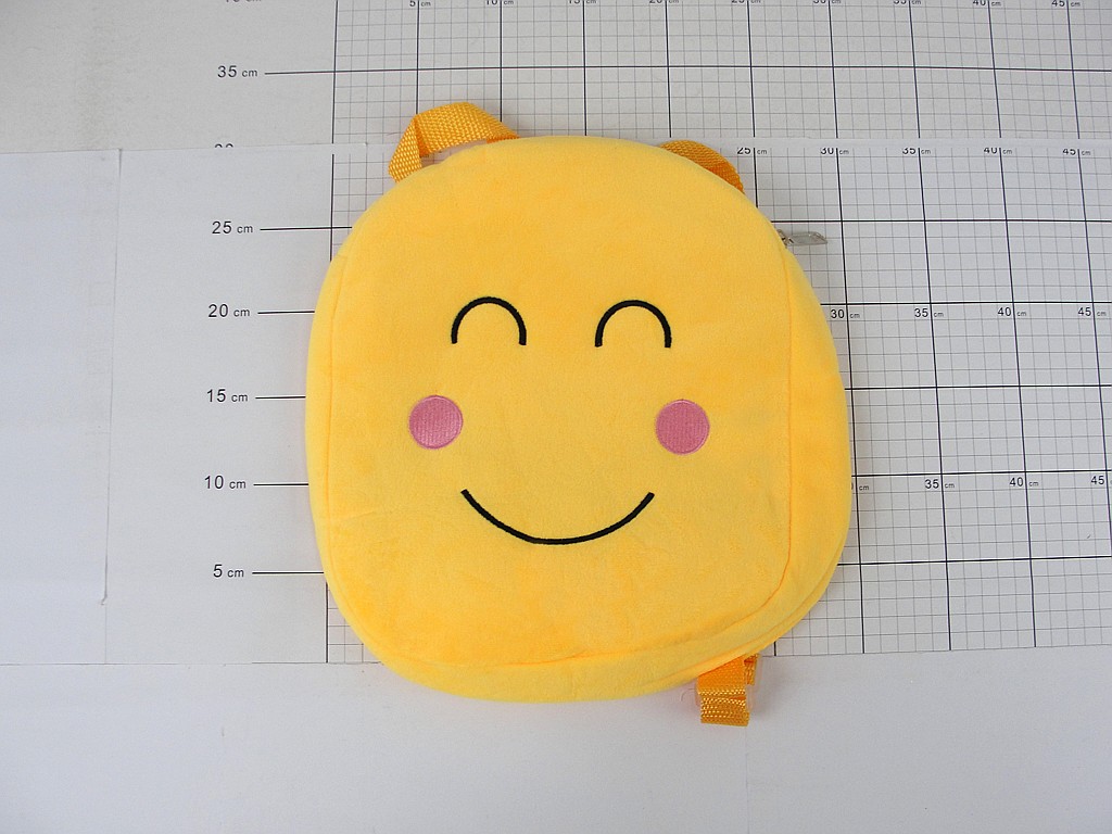 Plecak EMOTIKON pluszowy; wym.24x26x6 cm PPB ; 10/200 ; EAN: 