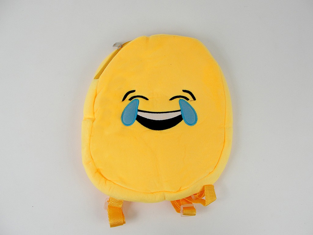Plecak EMOTIKON pluszowy; wym.24x26x6 cm PPB ; 10/200 ; EAN: 