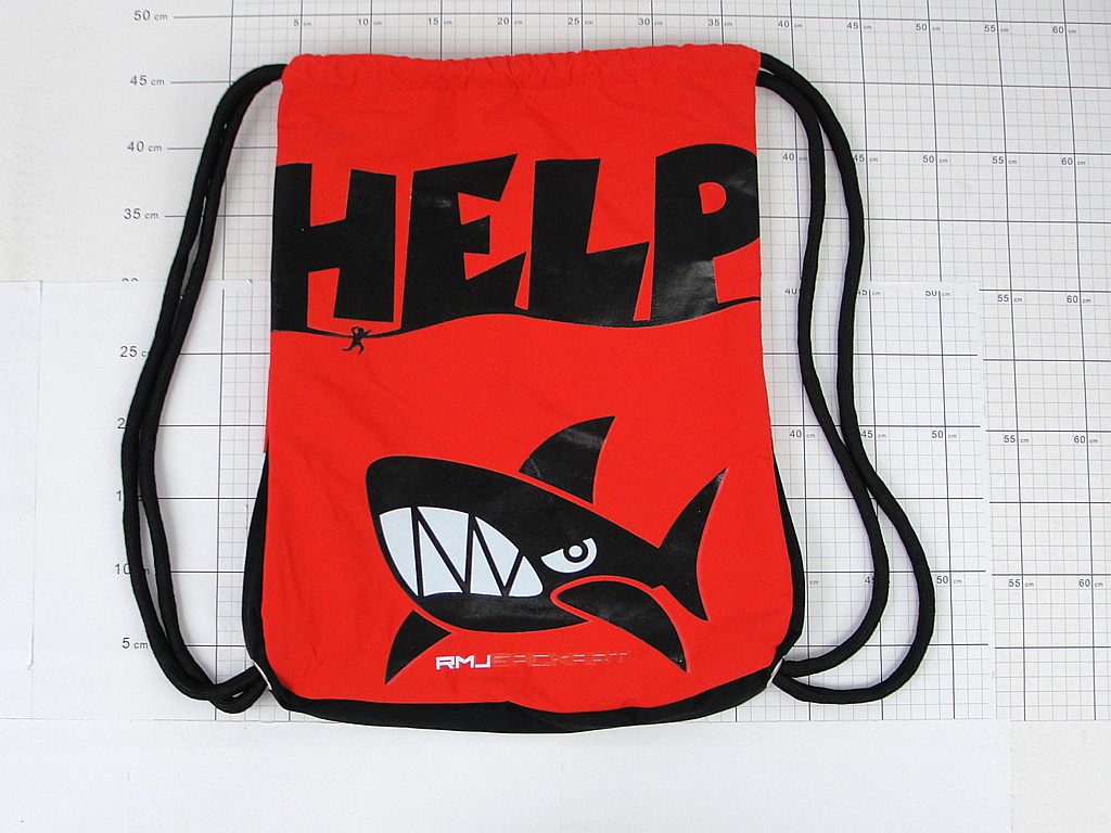 Worek / plecak rekin, neopren; wym.36x42x5 cm PPB ; 120 ; EAN: 