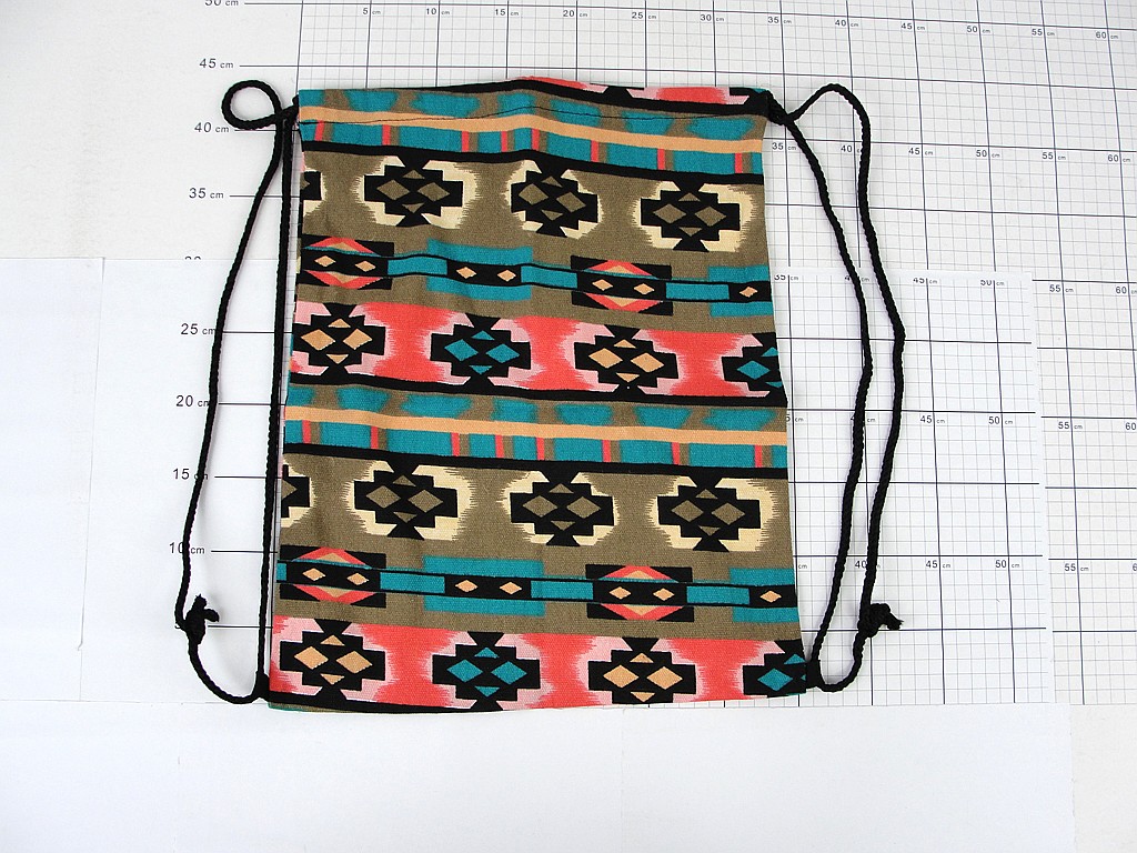 WOREK / PLECAK WZORKI wym.35x41 cm PPB ; 12/360 ; EAN: 
