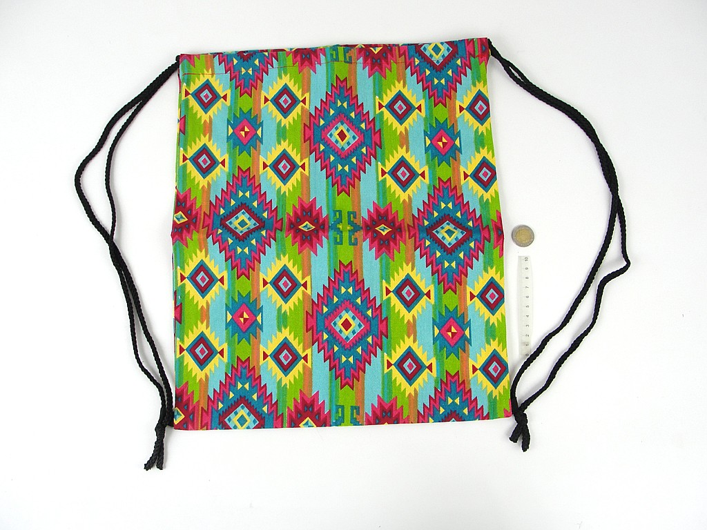 WOREK / PLECAK WZORKI wym.35x41 cm PPB ; 12/360 ; EAN: 