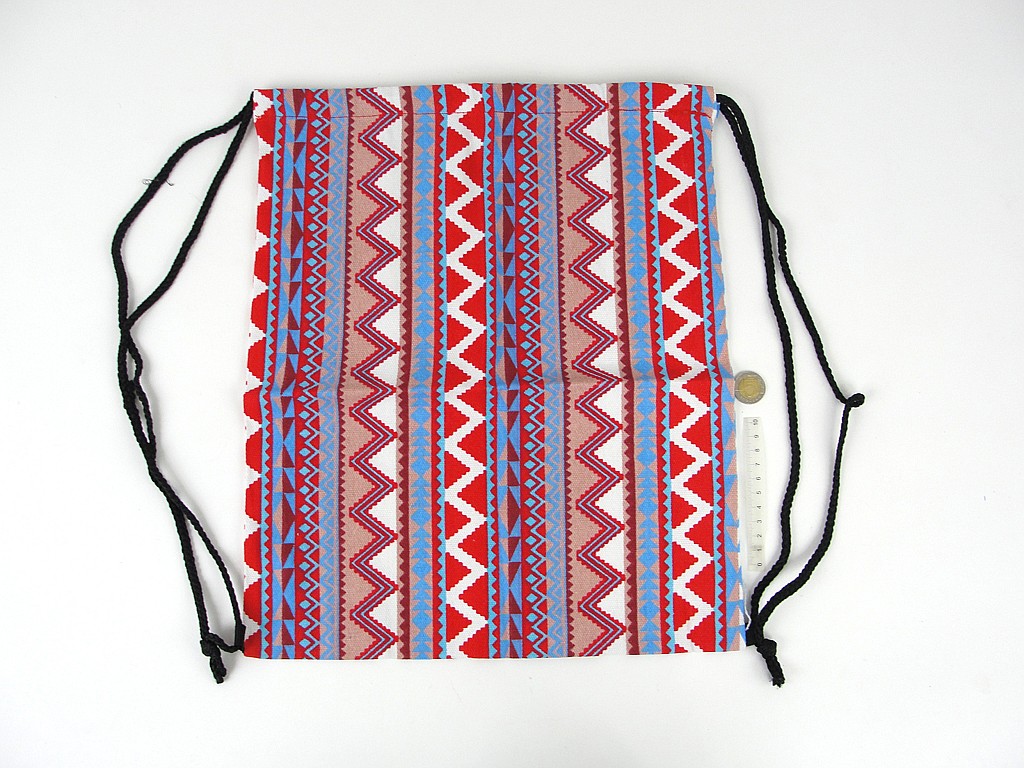 WOREK / PLECAK WZORKI wym.35x41 cm PPB ; 12/360 ; EAN: 