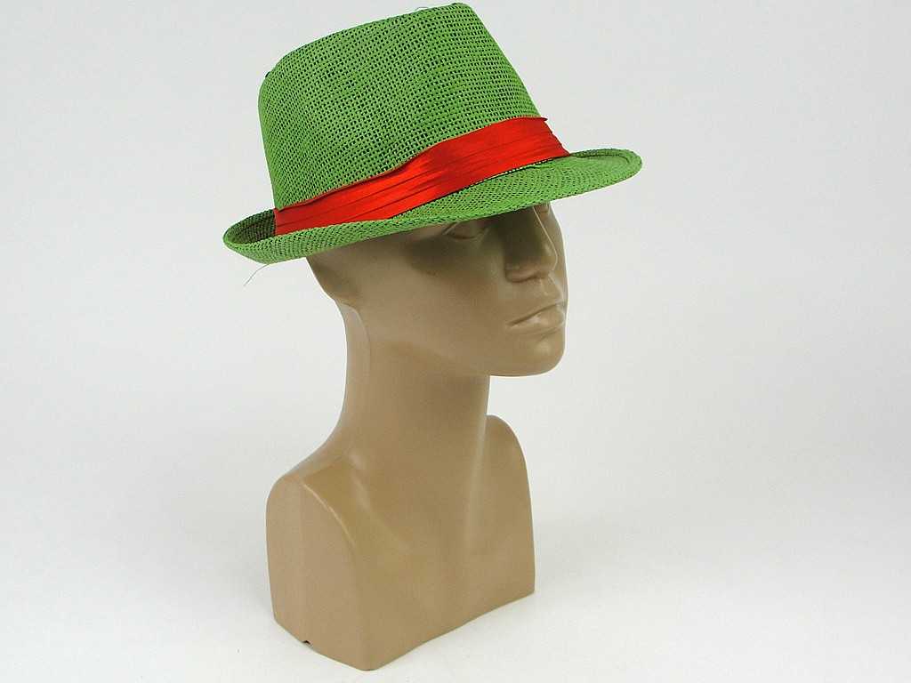 KAPELUSZ FEDORA ; PASTELOWE KOLORY; wym. 25x12x30cm ; PPB ; 240 ; EAN: 