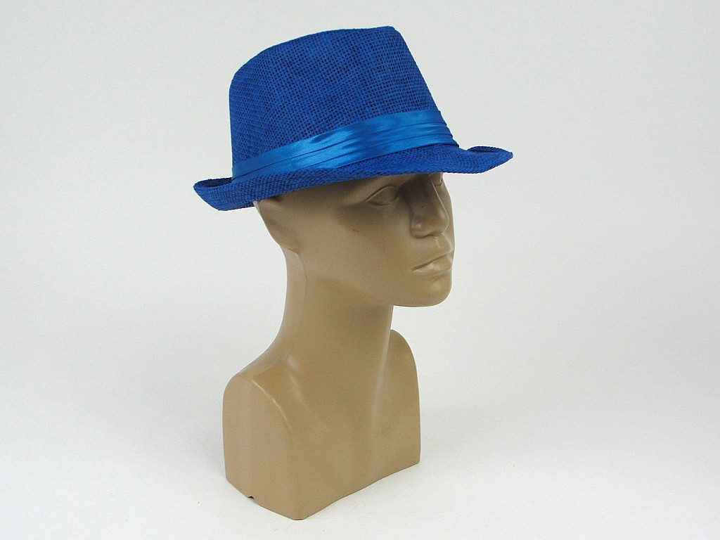 KAPELUSZ FEDORA ; PASTELOWE KOLORY; wym. 25x12x30cm ; PPB ; 240 ; EAN: 