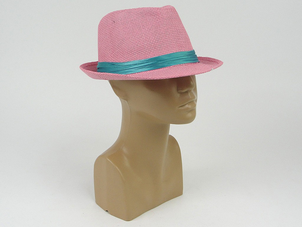 KAPELUSZ FEDORA ; PASTELOWE KOLORY; wym. 25x12x30cm ; PPB ; 240 ; EAN: 