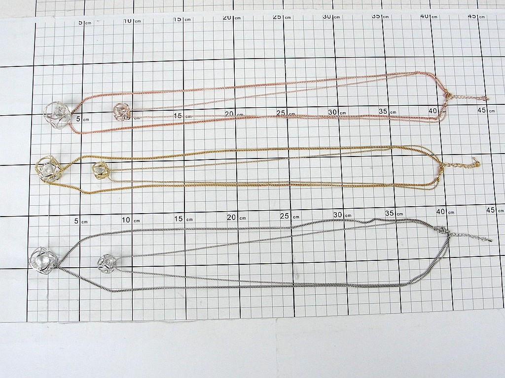 NASZYJNIK "DIAMENT CASE" ; dł. 40cm; PPB ; 900 ; EAN: 