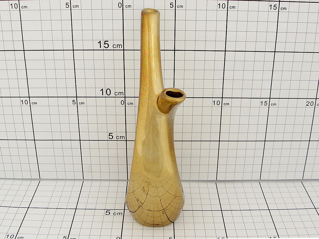 WAZON CERAMICZNY DWIE SZYJKI ; ZŁOTY, SREBRNY; wys. 19cm ; 4/36 ; EAN: 