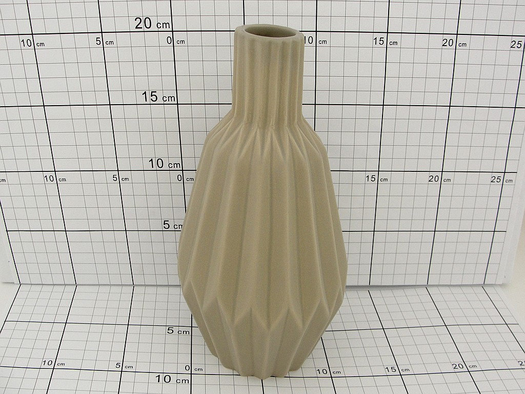 WAZON CERAMICZNY ROZETY ; PĘKATY; wym. 11x22cm ; WN ; 16 ; EAN: 