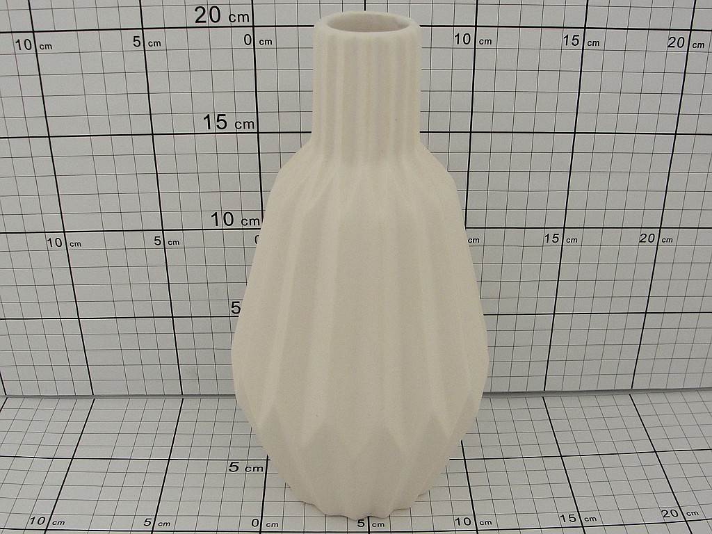 WAZON CERAMICZNY ROZETY ; PĘKATY; wym. 11x22cm ; WN ; 16 ; EAN: 