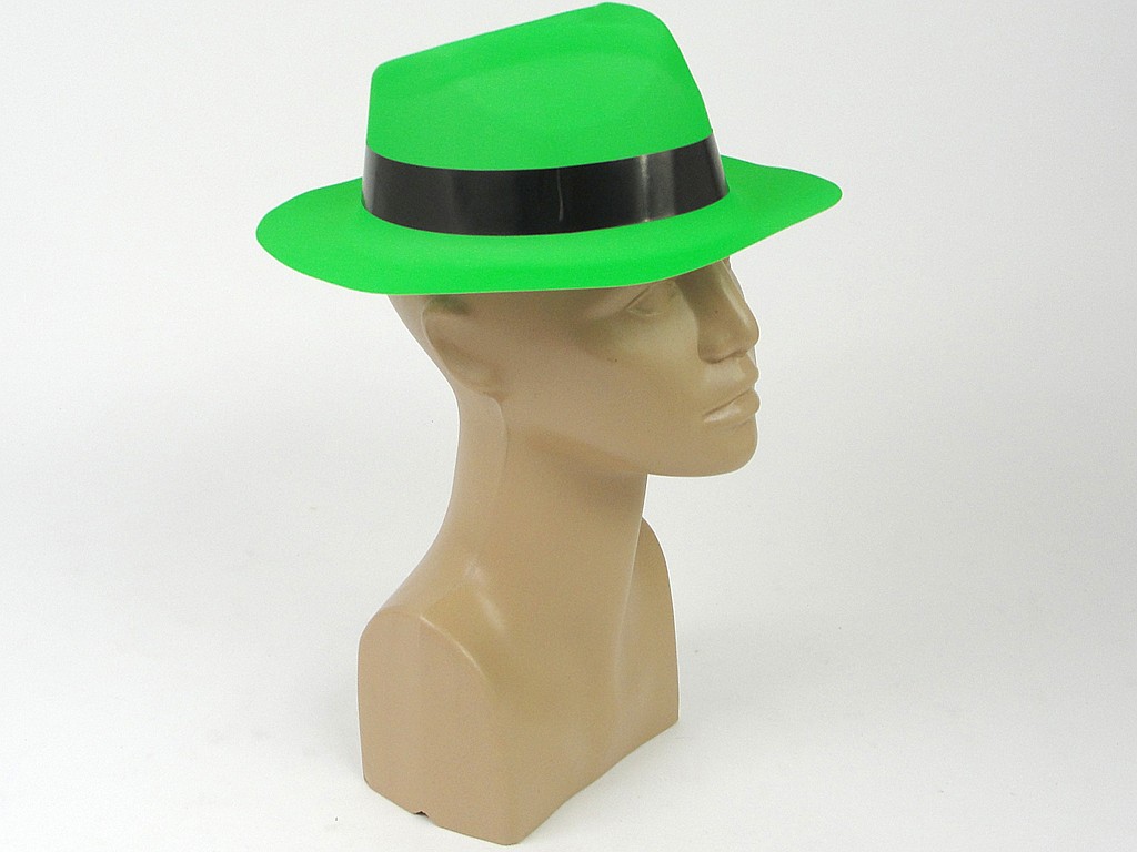 KAPELUSZ DZIECIĘCY NEON 12szt. ; FEDORA; wym. 30x25x10cm ; PPB ; PVC ; 120 ; EAN: 