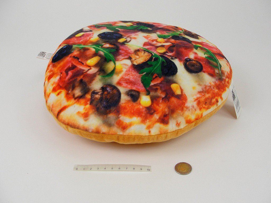 Poduszka duża pizza / hamburger; wym.35x9 cm ; PPB ; 100 ; EAN: 