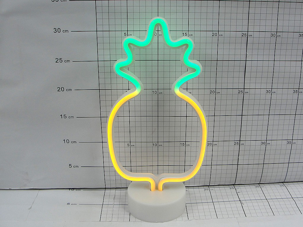 Lampka ala neon  ANANAS LED, 3xAA; wys.32cm BOX ; 60 ; EAN: 