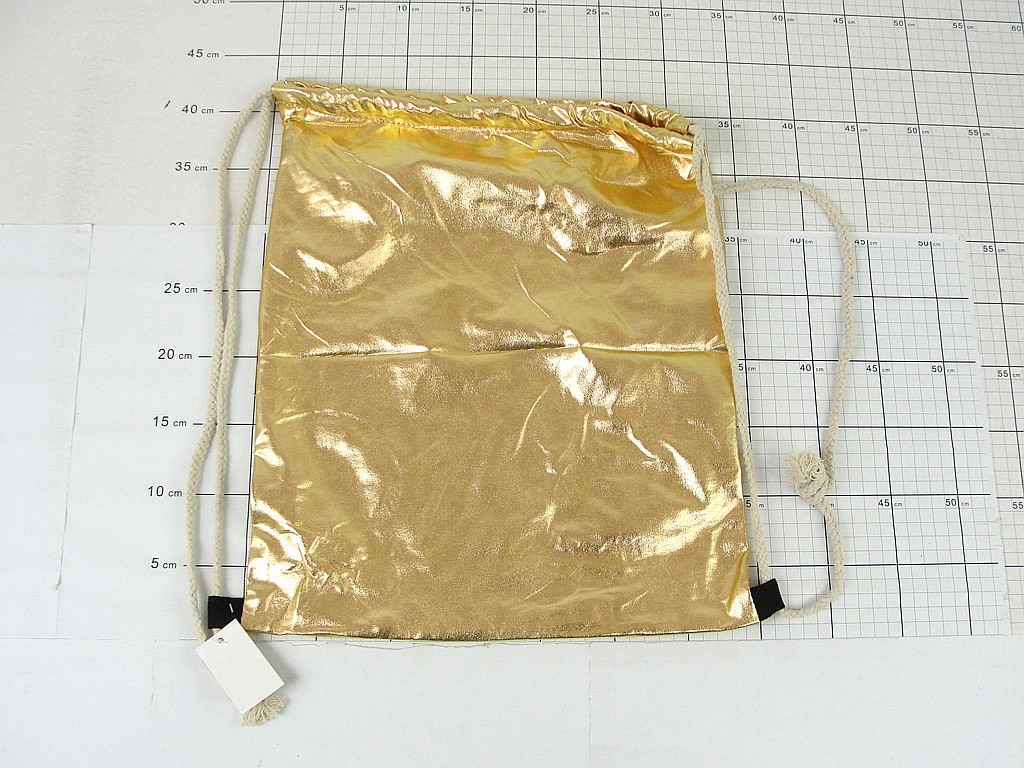 WOREK PLECAK METALIC ; MIX KOLORÓW; wym. 33x41cm; PPB ; 12/240 ; EAN: 