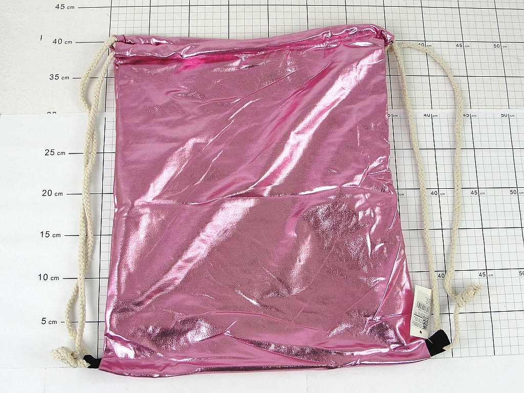WOREK PLECAK METALIC ; MIX KOLORÓW; wym. 33x41cm; PPB ; 12/240 ; EAN: 