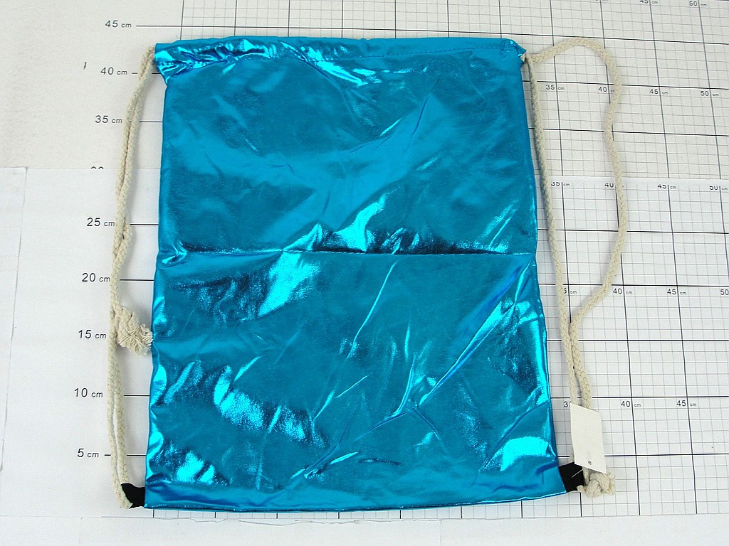 WOREK PLECAK METALIC ; MIX KOLORÓW; wym. 33x41cm; PPB ; 12/240 ; EAN: 