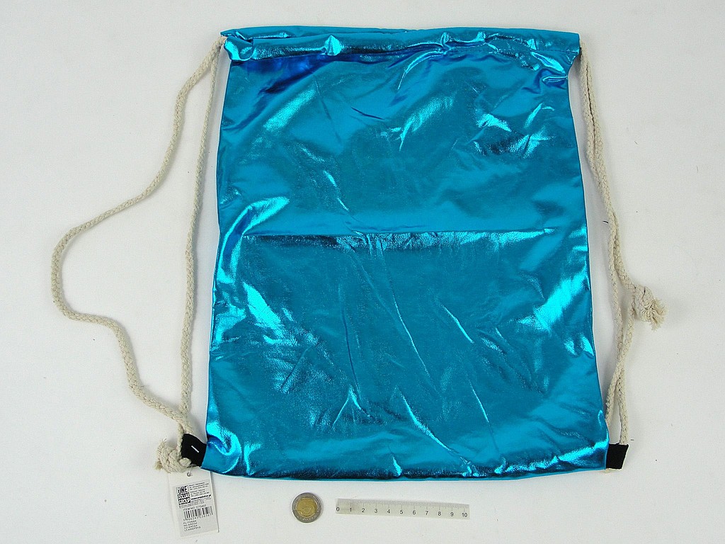 WOREK PLECAK METALIC ; MIX KOLORÓW; wym. 33x41cm; PPB ; 12/240 ; EAN: 