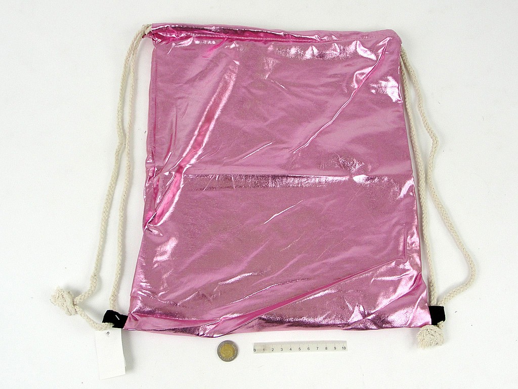 WOREK PLECAK METALIC ; MIX KOLORÓW; wym. 33x41cm; PPB ; 12/240 ; EAN: 