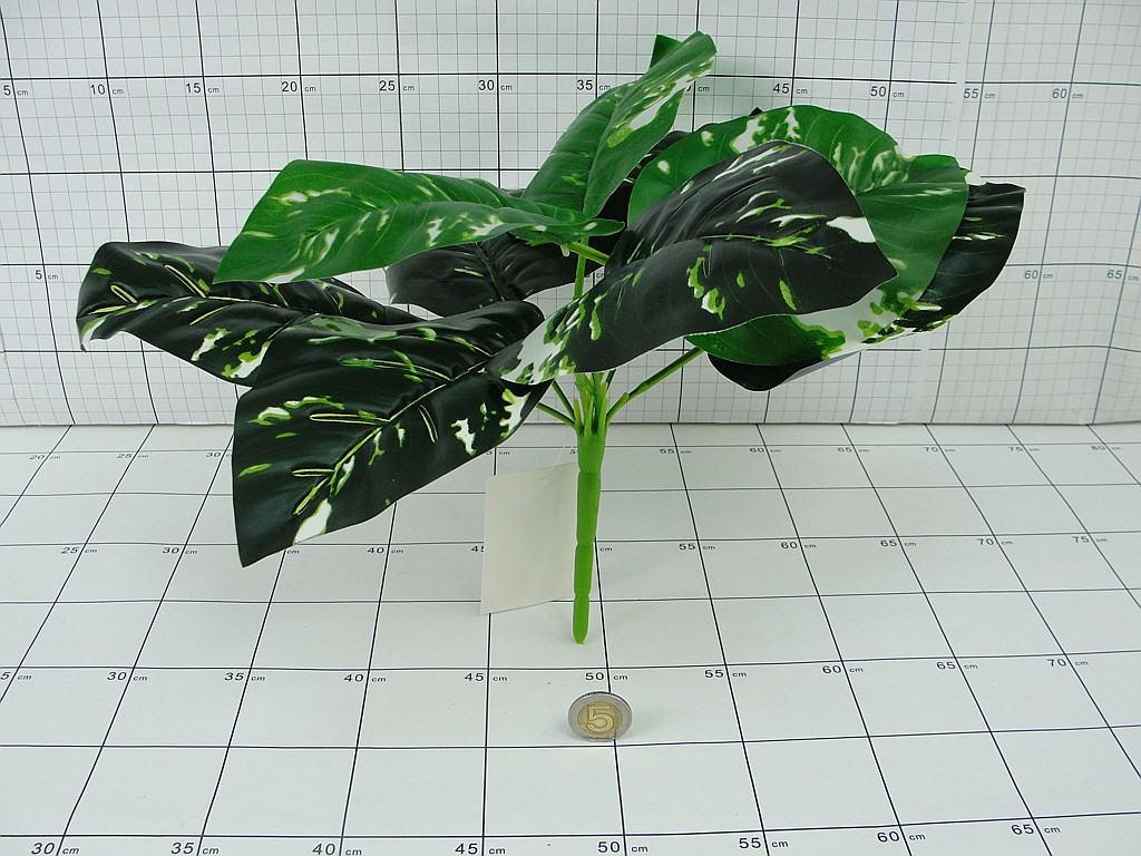 SZTUCZNY KWIAT MONSTERA 9 liści ; wys. 33cm; PPB ; 600 ; EAN: 