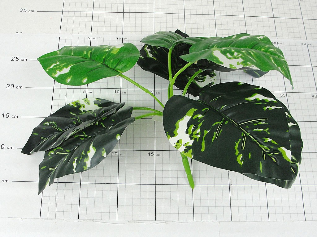 SZTUCZNY KWIAT MONSTERA 9 liści ; wys. 33cm; PPB ; 600 ; EAN: 