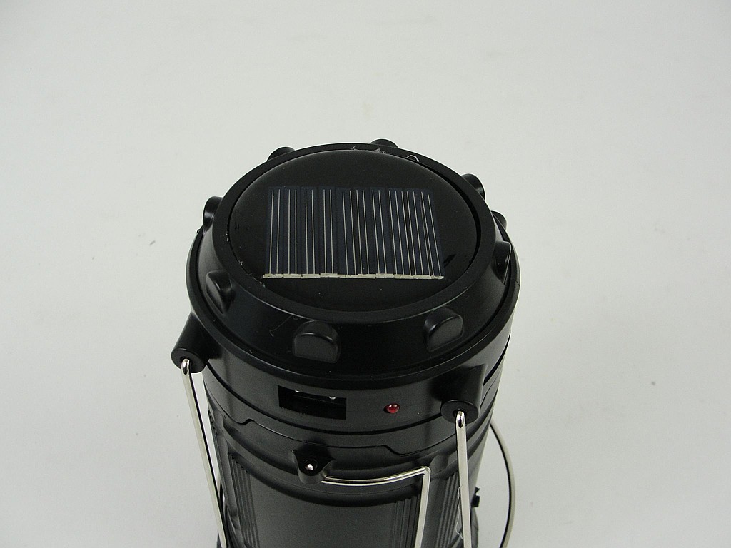 LATARKA KEMPINGOWA LAMPA LED ; 230V / SOLAR; 2 TRYBY ŚWIECENIA, wym. 9,5x14,5/20cm; BOX ; 72 ; EAN: 