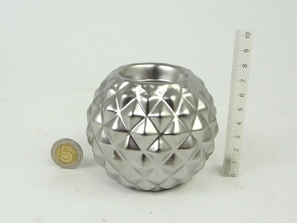 ŚWIECZNIK CERAMICZNY TEALIGHT ; wym. 9x7,5cm; BOX ; 100 ; EAN: 