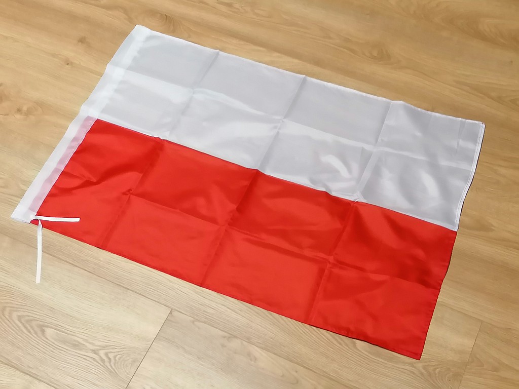 FLAGA NARODOWA POLSKA wym, 62x94cm wym, 62x94cm ; PPB ; 500 ; EAN: 