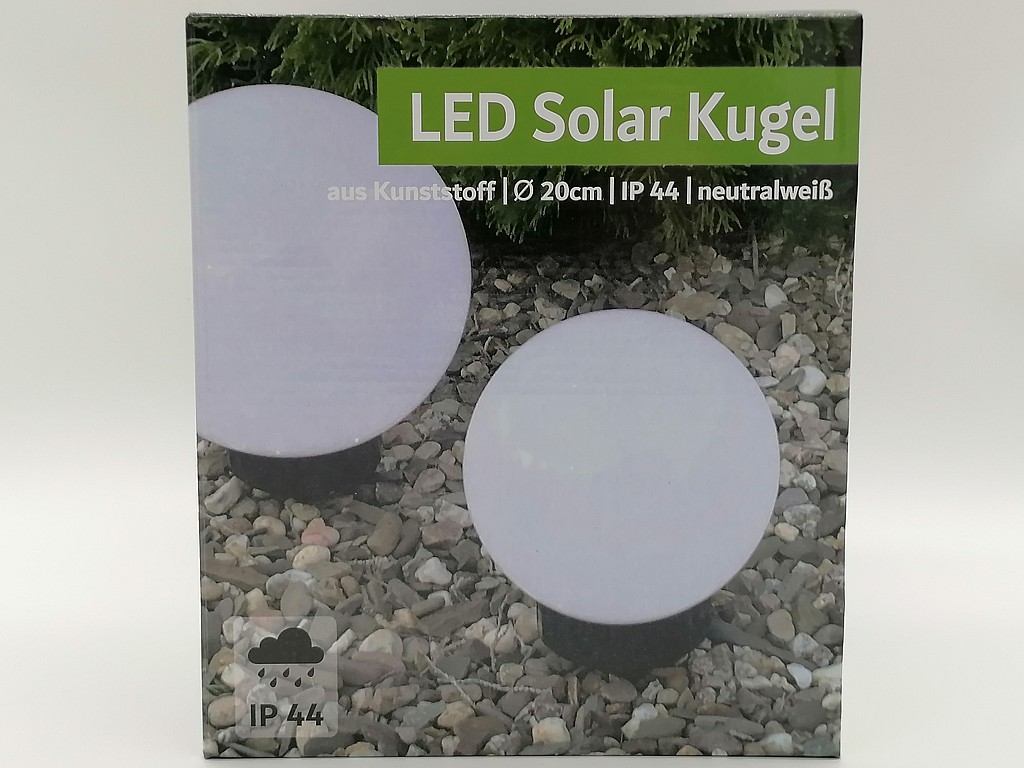 LAMPA KULA SOLAR LED RGB MAŁA ; obw. 47cm; BOX ; 18 ; EAN: 