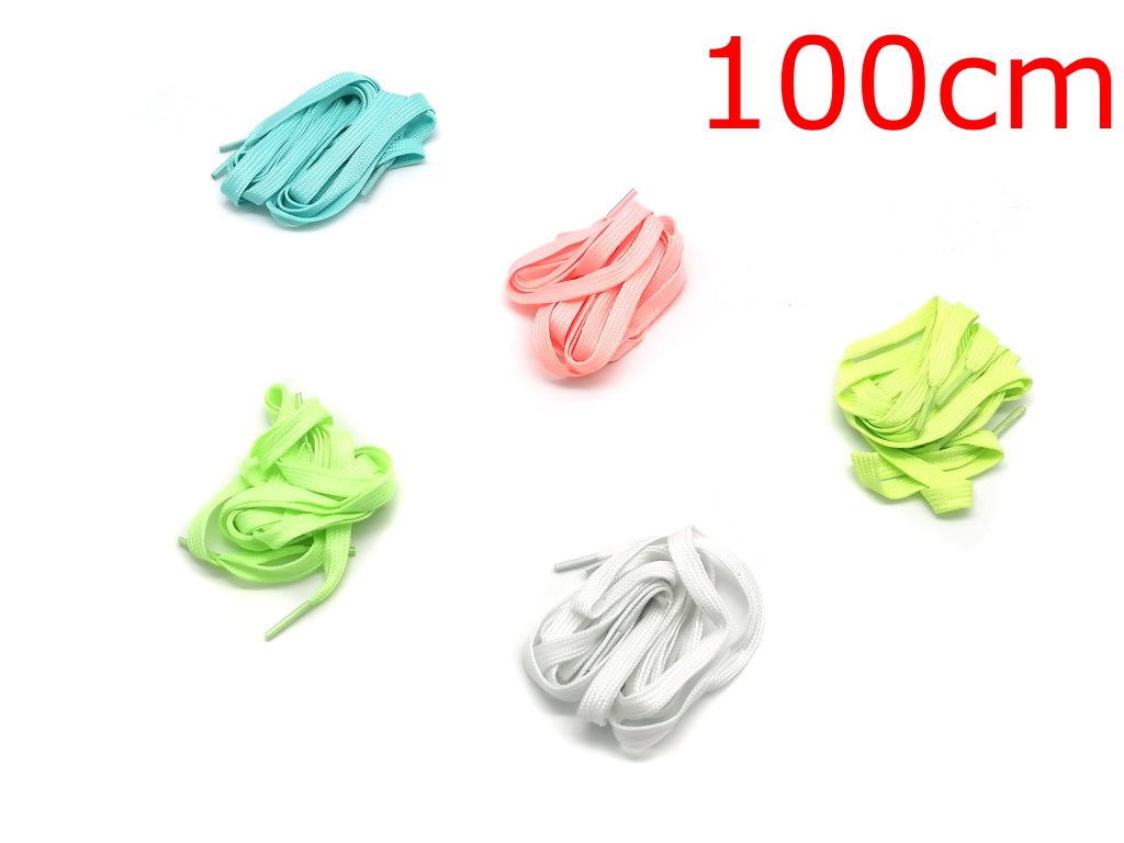 SZNUROWADŁA 100cm 2szt. ; MIX KOLORÓW; dł. 100cm ; PPB; 1000 ;