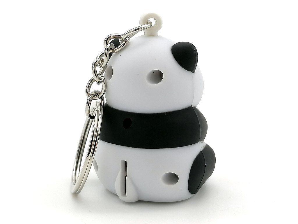 BRELOK ŚWIATŁO, DŹWIĘK PANDA  3xAG10;4,5x2,5x3cm; DISPLAY ; 24/240/480 ; EAN: 