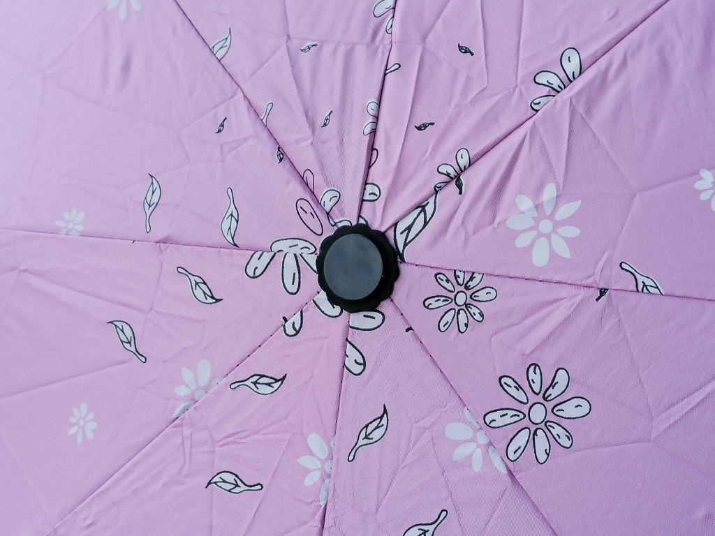 PARASOL KWIATEK ; MIX KOLORÓW; dł. 71cm, śr. 100cm ; PPB ; 70 ; EAN: 