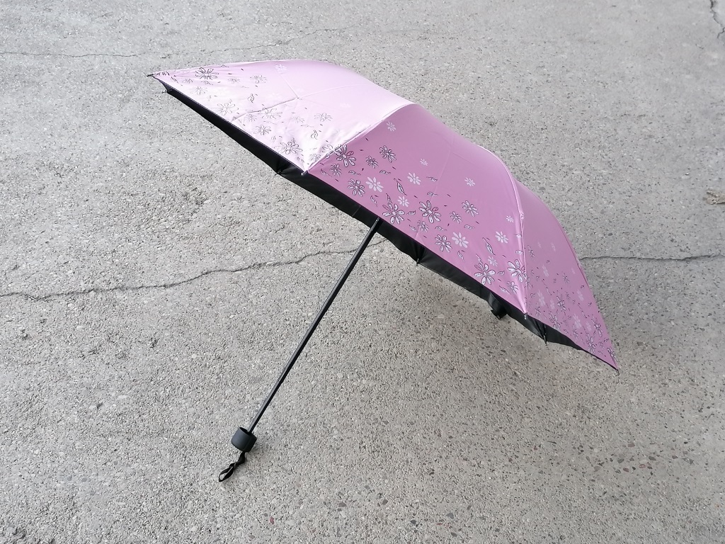 PARASOL KWIATEK ; MIX KOLORÓW; dł. 71cm, śr. 100cm ; PPB ; 70 ; EAN: 