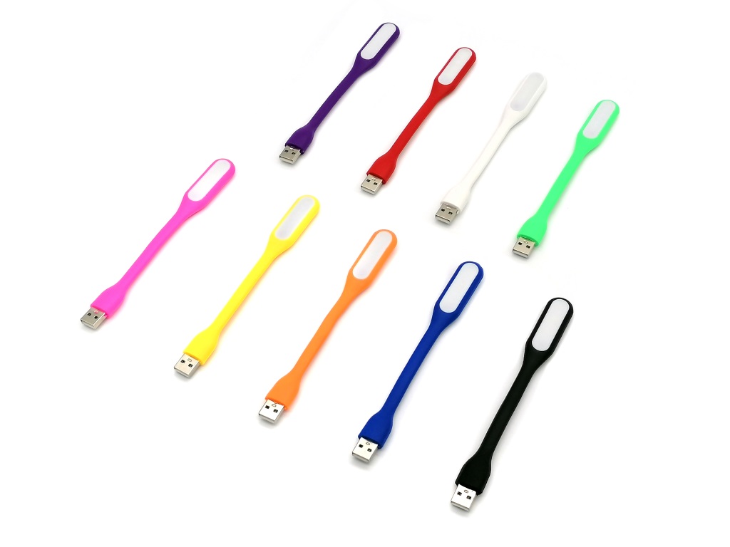 LAMPKA NA USB LED ; MIX KOLORÓW; dł. 16,5cm ; B/C ; 1000 ; EAN: 