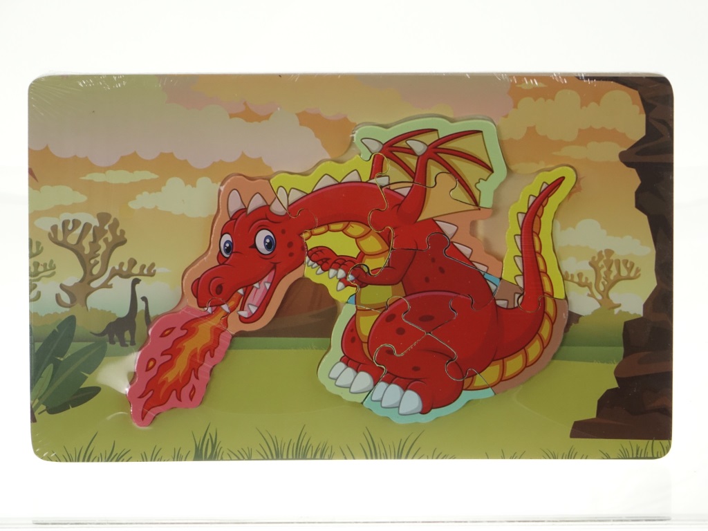 PUZZLE DREWNIANE ; MIX WZORÓW; wym. 18x30cm ; PPB ; 120 ; EAN: 