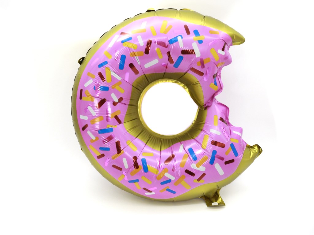 BALONY PARTY ZESTAW  DONUT ; Balony napełnia się powietrzem. Nie będą unosić się po napełnieniu helem ; wym. 23x16,5cm; PPB ; 500 ; EAN: 