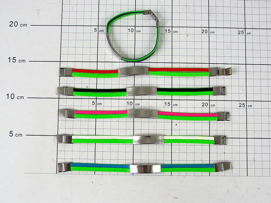 BRANSOLETKA DWUKOLOROWA 12/288; dł. 20,8cm, szer. 0,9cm ; 12/288 ; EAN: 