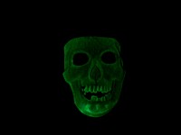 MASKA KOŚCIOTRUP FLUORESCENCYJNA ; wym. 16x26x7cm ; PPB ; 360 ; EAN: 