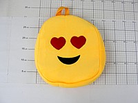 Plecak EMOTIKON pluszowy; wym.24x26x6 cm PPB ; 10/200 ; EAN: