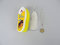 Pasta bezbarwna do butów z gąbką; wym.5,5x13x4 cm ; OPP ; 12/240 ; EAN: