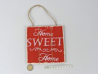 DEKORACJA SWEET HOME KWADRAT ; SKLEJKA; wym. 14x14x0,7cm; PPB ; 144 ; EAN: 