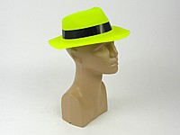 KAPELUSZ DZIECIĘCY NEON 12szt. ; FEDORA; wym. 30x25x10cm ; PPB ; PVC ; 120 ; EAN: 