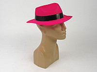 KAPELUSZ DZIECIĘCY NEON 12szt. ; FEDORA; wym. 30x25x10cm ; PPB ; PVC ; 120 ; EAN: 