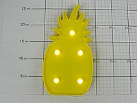 LAMPKA ANANAS LED ; 3xAA; wym. 13x25x3cm; PPB ; 36 ; EAN: 