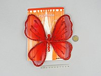 KLIPSY DO FIRAN MOTYL DUŻY ; MIX KOLORÓW; wym. 18x18cm; PPB ; 12/480 ; EAN: 