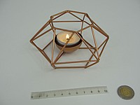 ŚWIECZNIK TEALIGHT METAL ŚR 11,5CM śr 11,5wys 6 cm  ; PPB ; 72 ; EAN: 