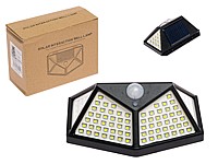 LAMPA SOLARNA Z CZUJNIKIEM LED , wym. 10,5x14x6,5cm ; BOX ; 100 ; EAN: 